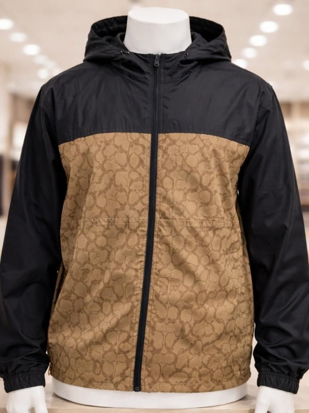 Coach Hooded Windbreaker Jacket